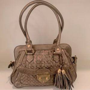 Elliott Lucca Bronze Metallic Woven Leather